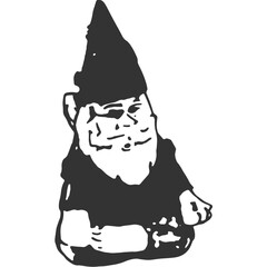Gnome Vintage Illustration Vector