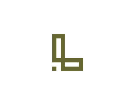 L LL logo design vector template