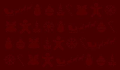 Abstract Merry Christmas New Year, claret red background vector