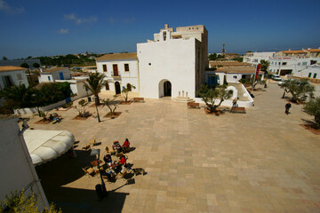 Iglesia de Sant Francesc Xavier (s.XVIII).Formentera.Islas Pitiusas.Baleares.España.
