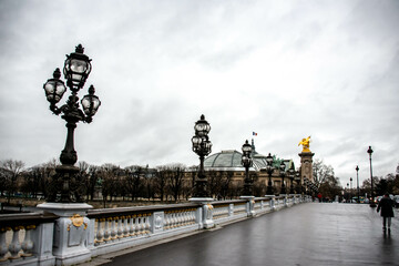 Fototapeta na wymiar Pont Alexandre III briedge