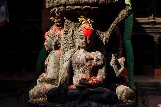 Kumari Ghar o casa de la diosa viviente. Patan.Kathmand&uacute;, Nepal, Asia.