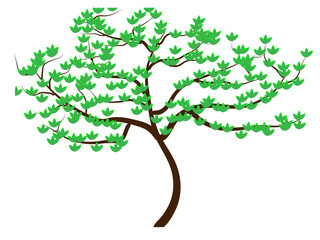 green tree vector