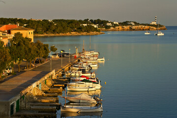 Enbarcaderos de Sa Capella.Porto Colom.Felanitx.Mallorca.Islas Baleares. España.