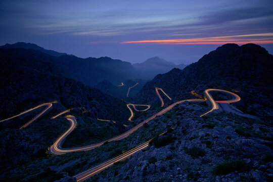 Carretera de Sa Calobra. Escorca.Sierra de Tramuntana.Mallorca.Islas Baleares. Espa&ntilde;a.