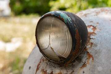 close up of a rusty bolt