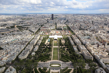 Paris France Landscape from Air