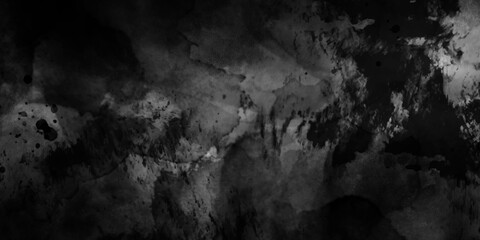 Elegant black background vector illustration with vintage grunge texture and dark gray charcoal color paint. High resolution Concrete and Cement background.