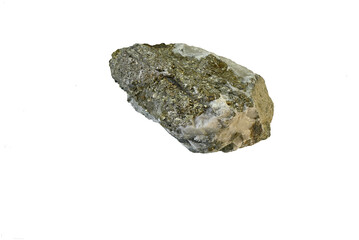 beautiful stone on a white background