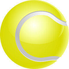 Tennis ball illustration