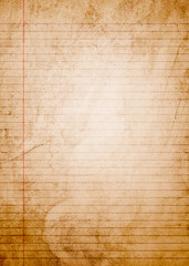 Old notebook paper background