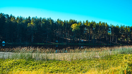 camping in Karagol Geosite, Black Lake, Kizilcahamam, Ankara, Turkey