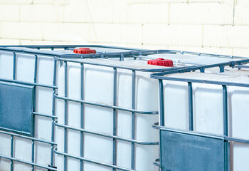 Intermediate bulk Containers close up - 528084479