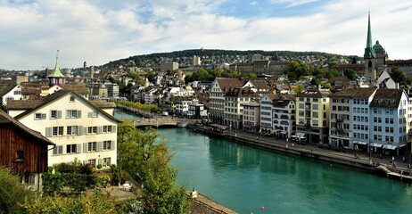 Fototapeta na wymiar Cityscape of Zurich