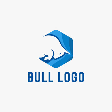 Bull Logo Design Vector Ideas