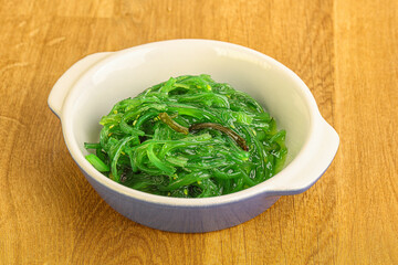 Japanese traditional seaweed salad Chukka