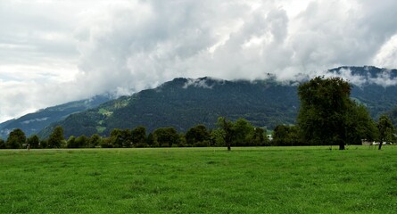 landscape in the mountains