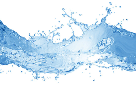Water ,water splash isolated on white background,water splash