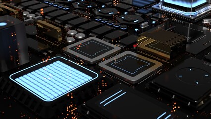 components of computing power on a chip . the concept of next-generation computer technology