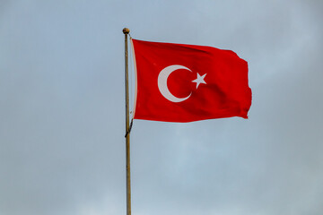 Turkish Flag, Turkey and Turkish Flag Background Design
