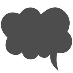 Speech bubble hand draw doodle.