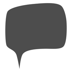 Speech bubble hand draw doodle.