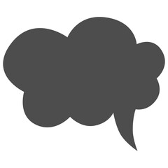 Speech bubble hand draw doodle.