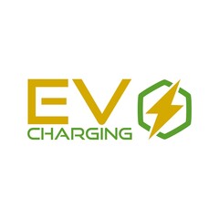 EV charging station for electric car icon isolated on white background