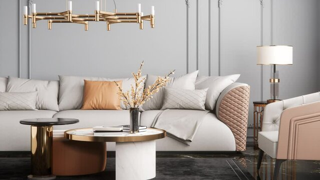 Luxury Modern Living Room Interior