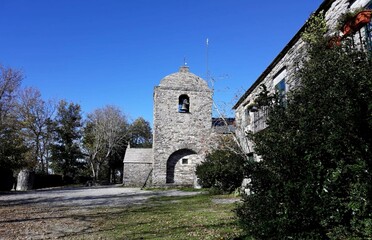 Fototapeta na wymiar Iglesia de O Cebreiro, Galicia