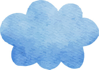 Watercolor weather illustration