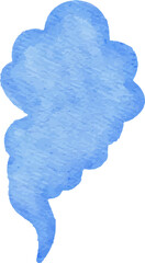 Watercolor weather illustration