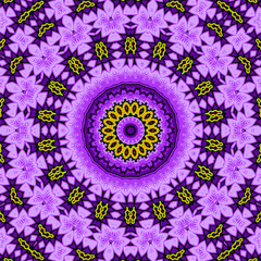 Traditional ornamental pattern illustration