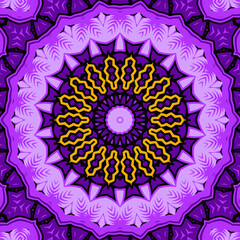 Seamless, vector, bright, ornate pattern with mandalas. Template for textiles, shawl, carpet, tile