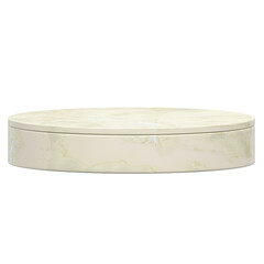 Marble round podium render for product placement
