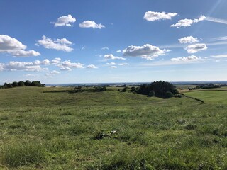 landscape with sky and clouds
