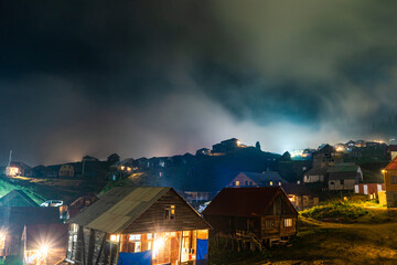 Famous georgian mountain resort Bakhmaro