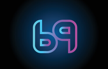 pink line 69 number logo icon design. Creative template for business and company