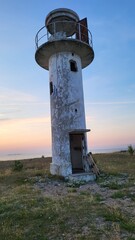 lighthouse at sunset