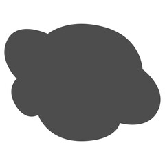 Hand draw cloud.