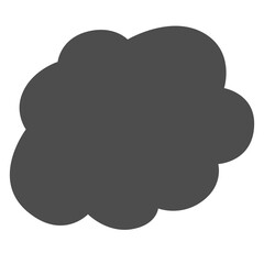 Hand draw cloud.