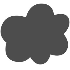 Hand draw cloud.