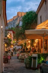 Zelfklevend Fotobehang Athene Street view of Athens