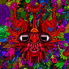 Mask & Flowers Series 1