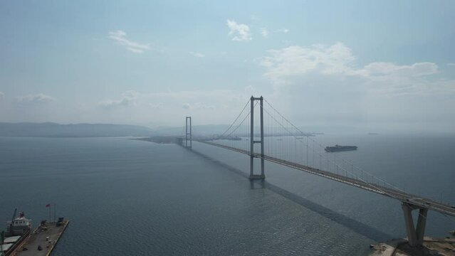 aerial suspension bridge