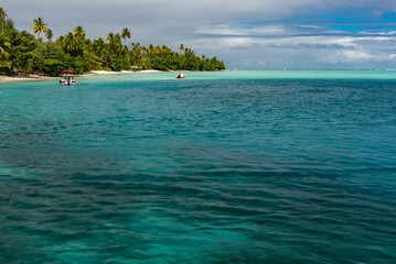 Huahine lagoon, French Polynesia