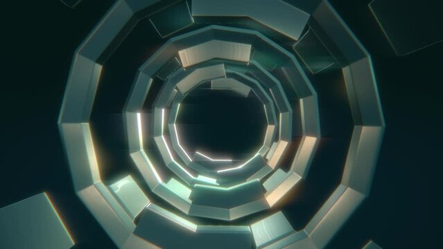 3d Metallic Portal