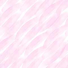 Digital basic abstract blurry pink and blue seamless pattern. Pink paintbrush lines diagonal seamless design for fabric, texile print, dress print. Hand drawn brush strokes on white background