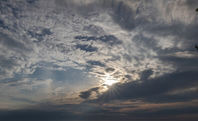 Sky replacement sunbeam