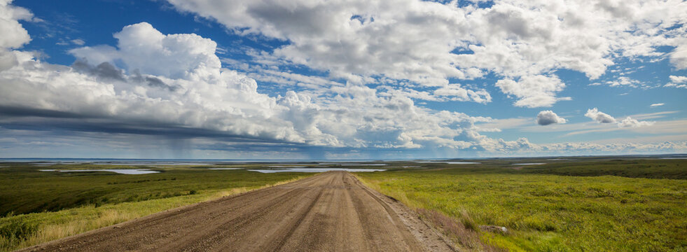 Road in tundra
